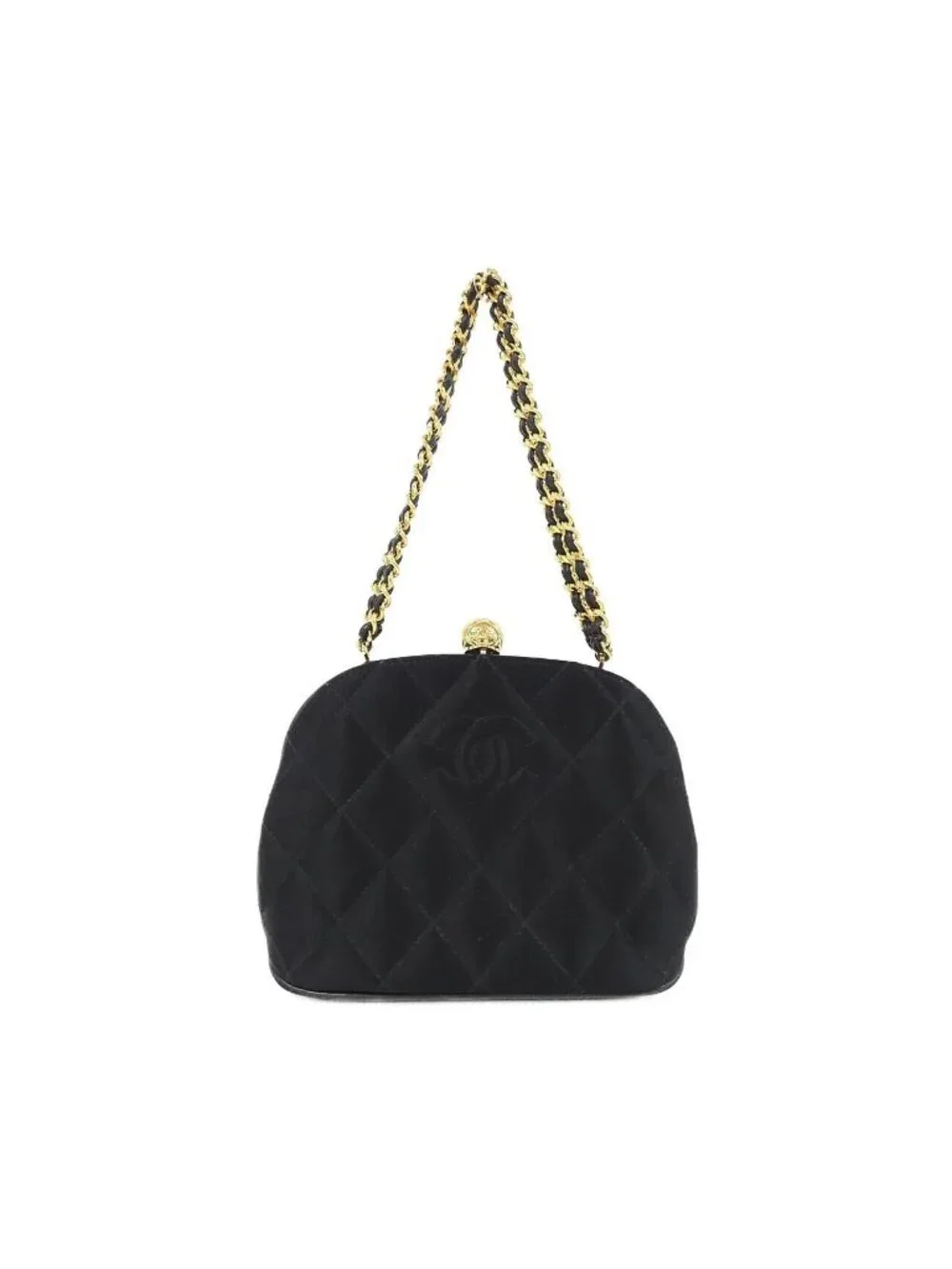 Chanel Vintage Bag Handbag Black